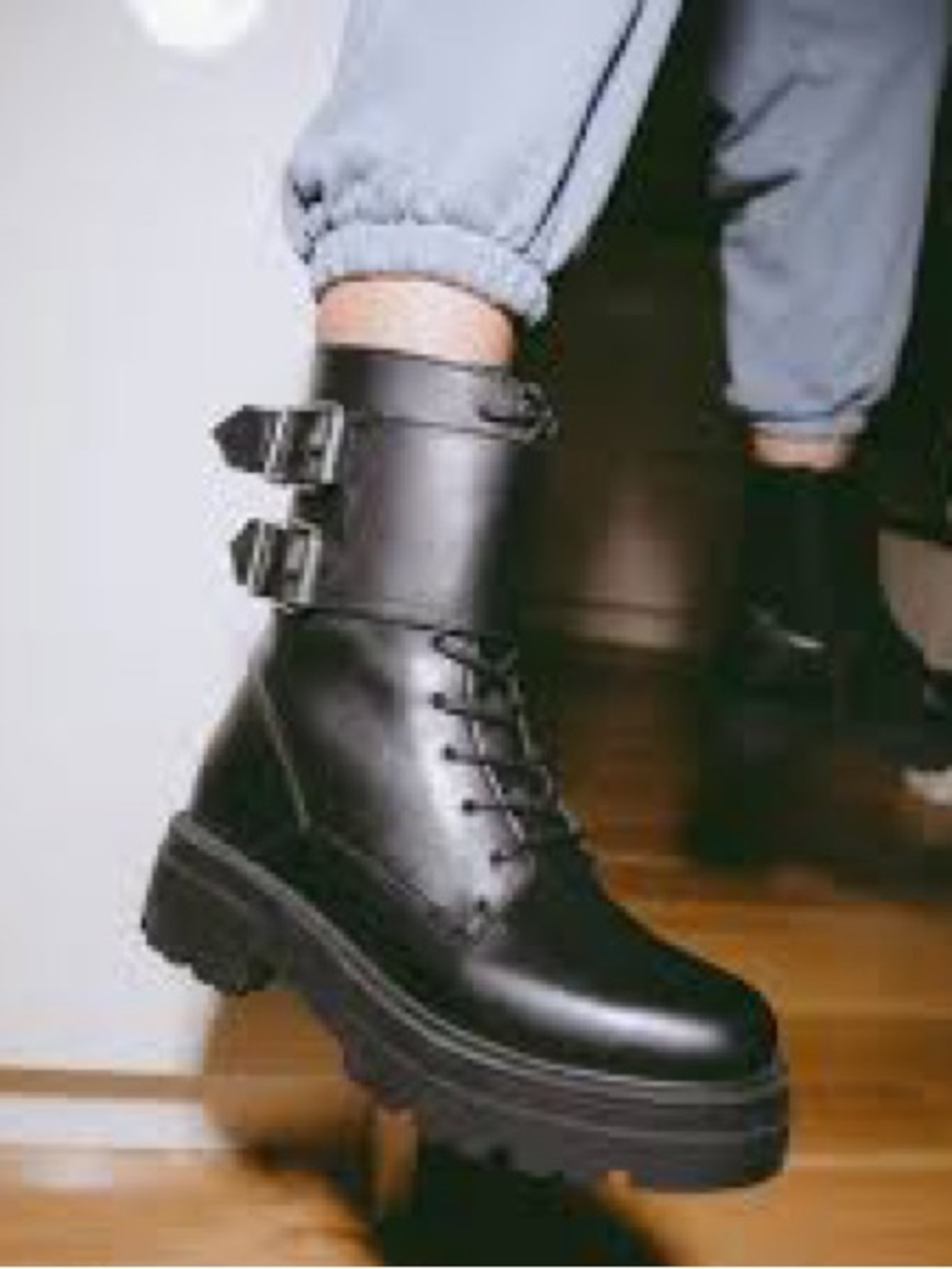 ALDO Baonia Leather Combat Boots